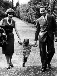 Gina Lollobrigida, Milko Skofic et leur fils Milko en 1960