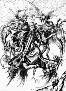 Antonius d.Grosse, Heiliger: Die Versuchung des Hlg. Antonius /M.Schongauer