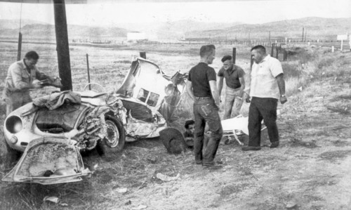 Porsche Spider dans laquelle James Dean s'est tué
