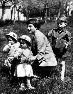 Ingrid Bergman avec ses enfants