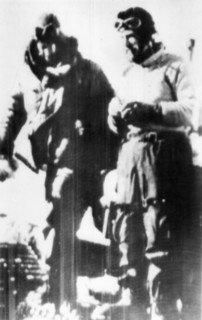 Sir Ernest Vivian Fuchs et Sir Edmund Hillary