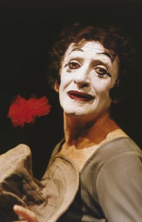Marcel Marceau, le 31 janvier 1993