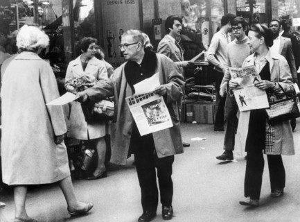 Jean-Paul Sartre et Simone de Beauvoir, 1968