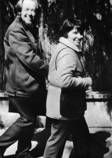 Alexandre Soljenitsyne et sa femme, 1978