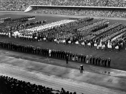 Ouverture des Jeux Olympiques de Rome le 25 août 1960