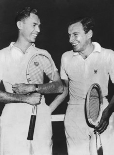 Ellsworth Vines et Fred Perry