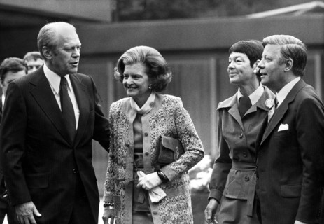 Gerald Ford et Helmut Schmidt, juillet 1975