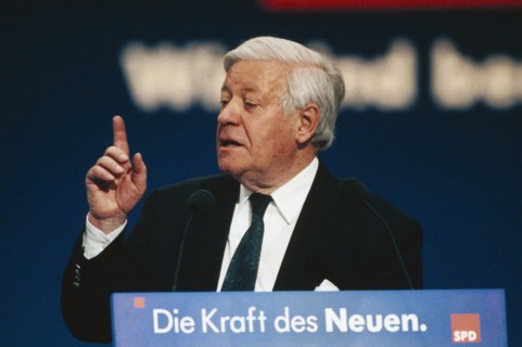 Schmidt, Helmut auf dem SPD-Parteitag in Leipzig 1998