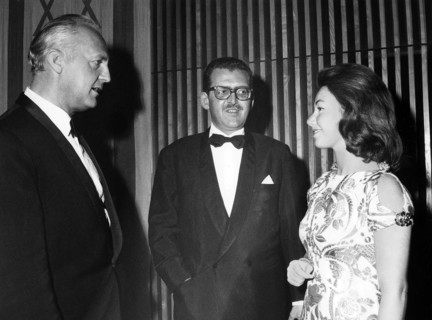 Asher Ben Nathan, Baron Edmond de Rothschild et Nadine de Rothschild