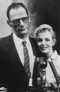 Arthur Miller et sa femme Marilyn Monroe