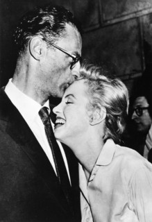 Arthur Miller et sa femme Marilyn Monroe