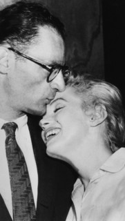 Arthur Miller et sa femme Marilyn Monroe