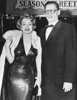 Arthur Miller et sa femme Marilyn Monroe