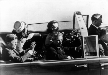 John F. Kennedy, sa femme Jacqueline et le Gouverneur Conally