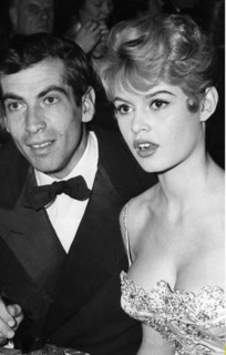 Brigitte Bardot et son mari Roger Vadim