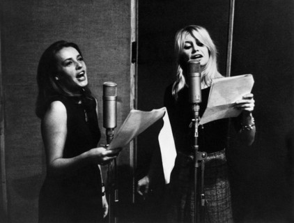 Brigitte Bardot et Jeanne Moreau
