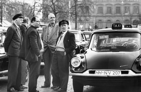 Chauffeurs de taxis à Hambourg