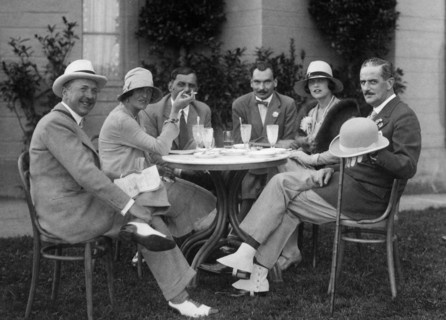 Albert Goldschmidt-Rothschild et des amis