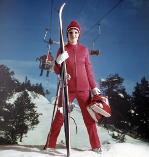 Combinaison de ski rouge