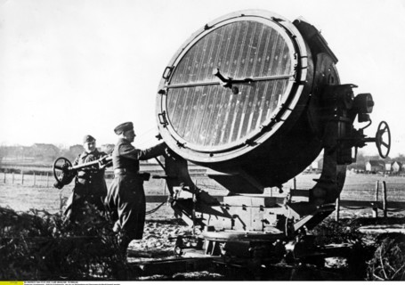 Projecteur allemand, 1940
