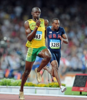 Usain Bolt et Darvis Patton