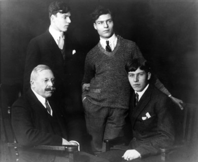 Portrait de Claus von Stauffenberg et sa famille