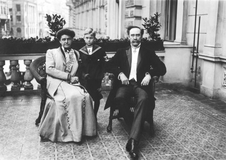 Robert Peary Robert Edwin Peary mit Frau und Sohn in Berlin