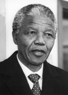 Nelson Mandela en visite officielle à Bonn