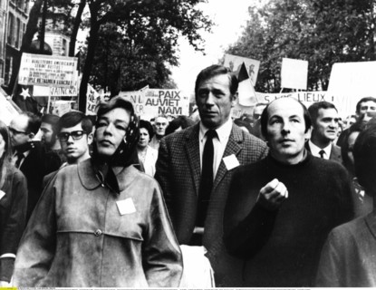 Yves Montand et Simone Signoret