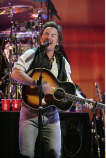 Springsteen, Bruce - Rockmusiker, USA/ Auftritt mit The Seeger Sessions Band
