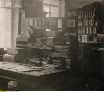 Lew Tolstoi (*1828-1910+, Schriftsteller Russland) - Sein Arbeitszimmer in Jasnaja Poljana, 1908