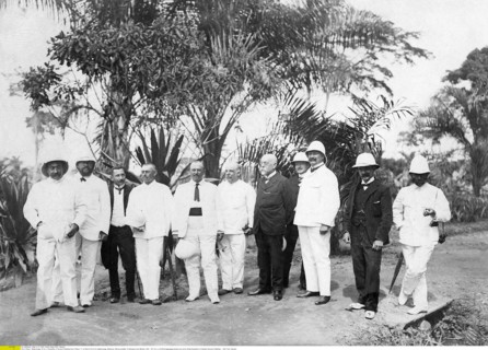 Koch, Robert - Bakteriologe, D/ (5.v.r.) Expedition in Deutsch-Ostafrika