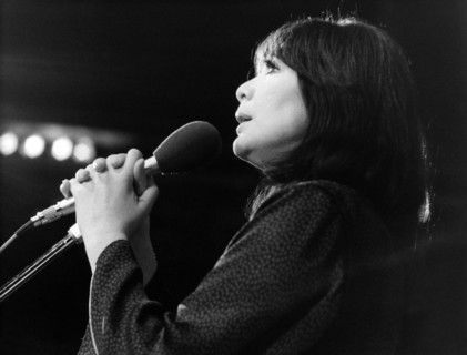 Juliette Gréco sur scène