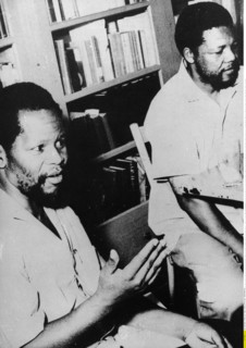 Nelson Mandela avec Oliver Tambo