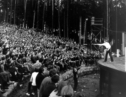 Concert en plein air de Johnny Hallyday