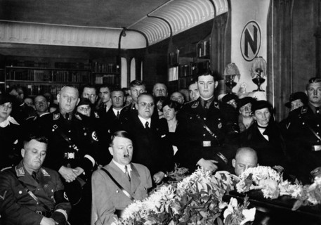 Funérailles d'Elisabeth Förster-Nietzsche à Weimar
