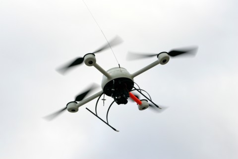 Germany Police. Equipment, devices: A remote-controlled SensoCopter (drone) equipped with cameras