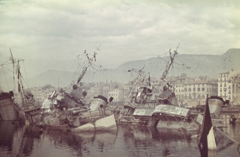 Sabordage de la flotte française à Toulon le 27 Novembre 1942