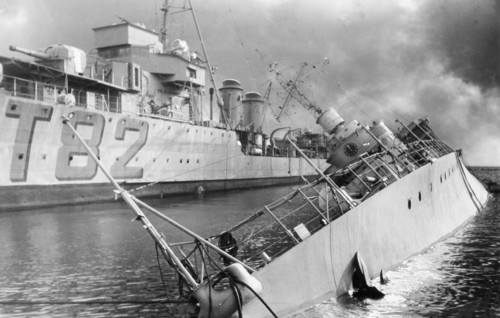 Sabordage de la flotte française à Toulon le 27 Novembre 1942