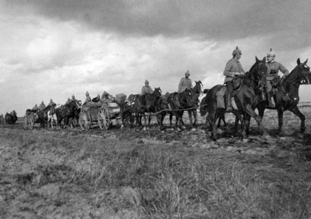 L'armée allemande en marche vers la Marne