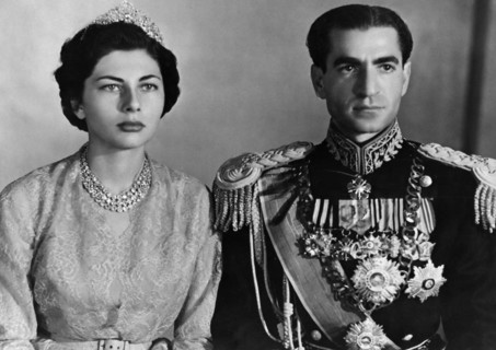 Mohammed Reza Shah Pahlavi et la princesse Soraya Esfandiary
