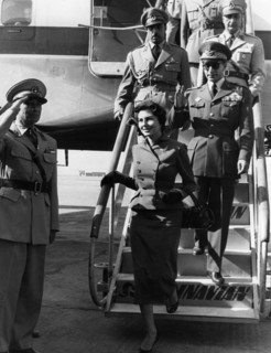 Mohammed Reza Shah Pahlavi et sa seconde épouse la princesse Soraya Esfandiary