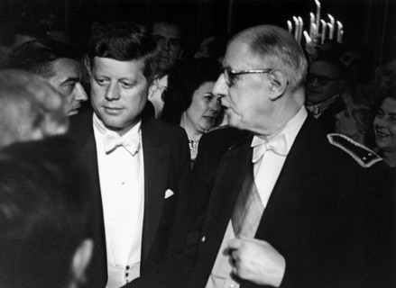 John F. Kennedy avec le général De Gaulle