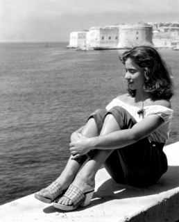 Jeune femme à Dubrovnik