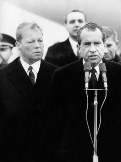 Richard Nixon et Willy Brandt