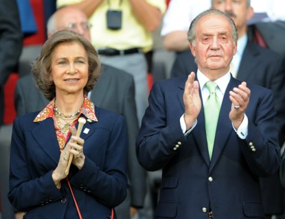 Juan Carlos Ier d'Espagne et la reine Sofia