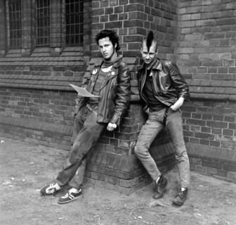 Jeunes hommes punks en RDA, 1983