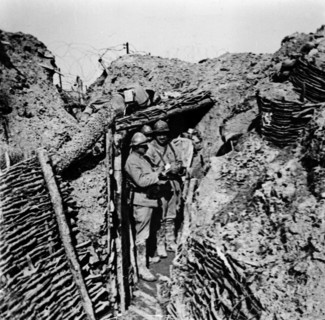 Tranchée française à Verdun