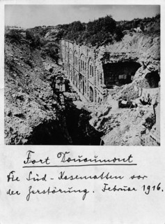Le Fort de Douamont en février 1916, avant sa destruction