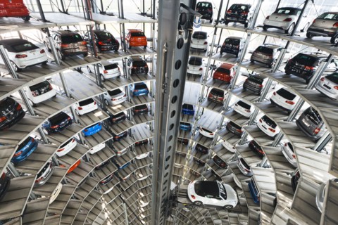 Wolfsburg. Usine Volkswagen
